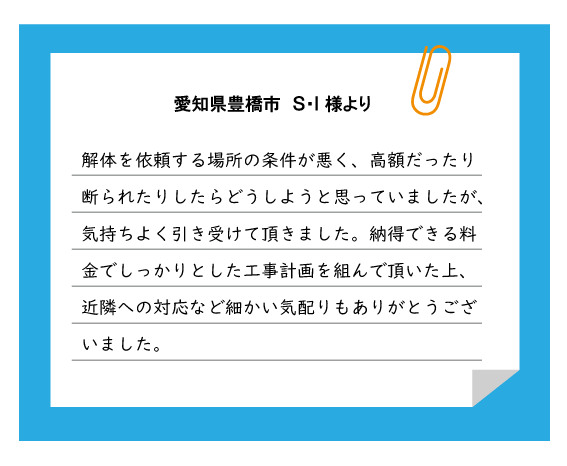豊橋市 S・I様より